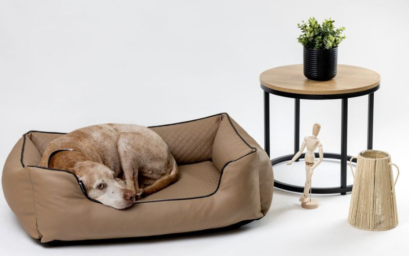 Cuccia/letto NRDOGS Lux Brown Dog Bed  (105x80cm)-2