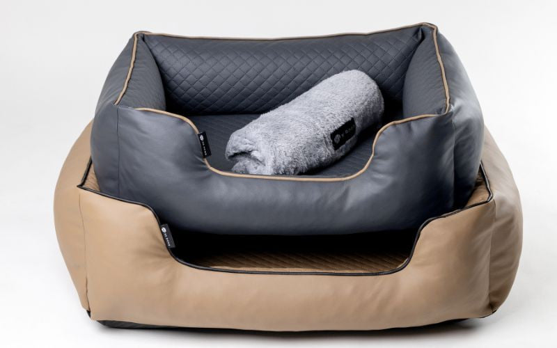 Cuccia/letto NRDOGS Lux Brown Dog Bed  (105x80cm)-5