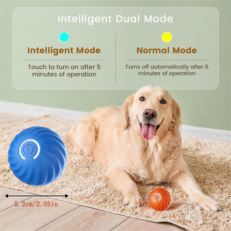 Smart Ball for Dogs and Cats – Interactive, Rechargeable and Durable in TPR