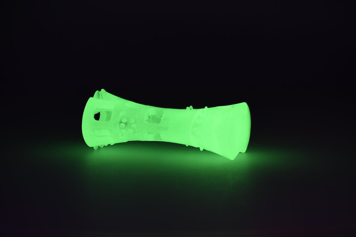 Glow Treat Bone of Its Own – Osso Luminoso Porta-Snack per Cani (15 x 7 x 5,5 cm)