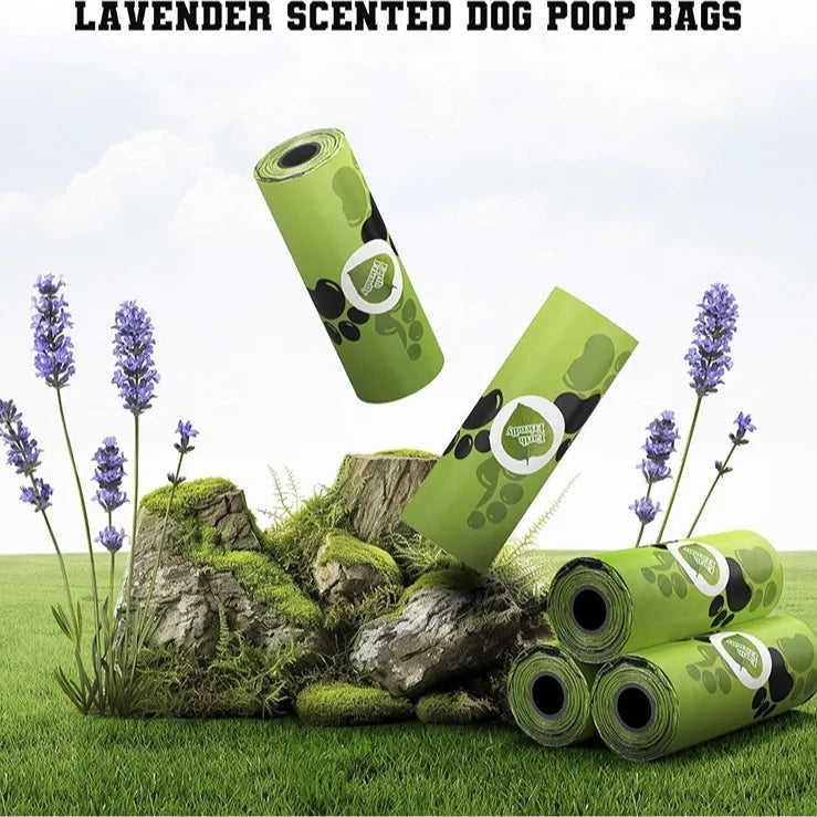 Biodegradable Animal Poop Bags - Scented, Eco-Friendly & Durable