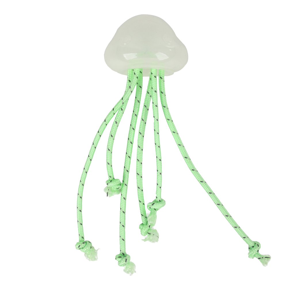Glowing Jellyfish Light Up Dog Toy