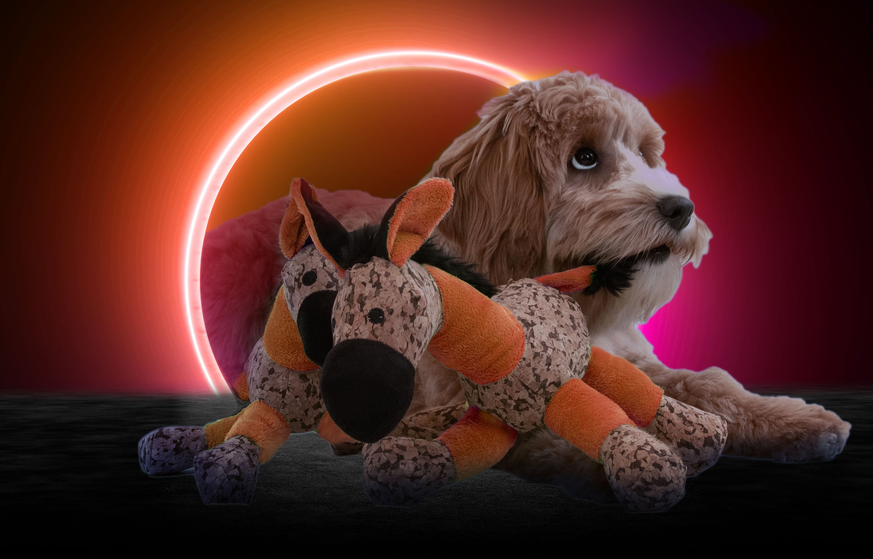 Retro Style Soft Toy for Dogs
