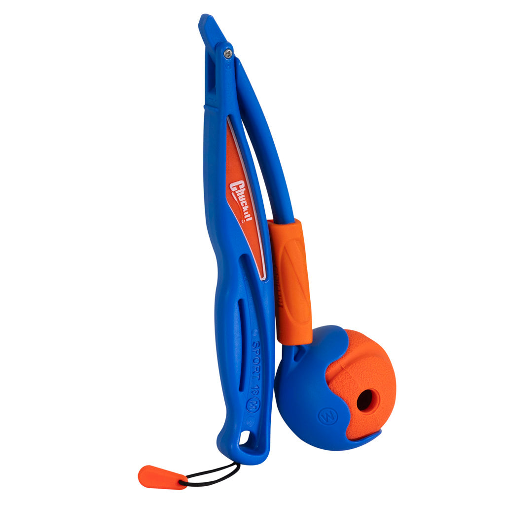 Chuckit! Fetch & Fold Mini – Lancia Palline Pieghevole per Cani (18M)