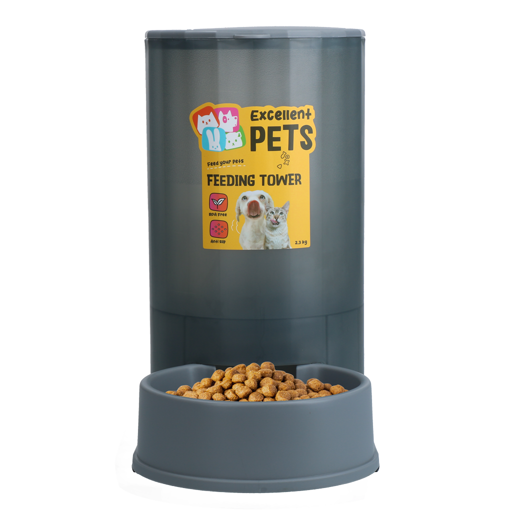 Torre Dispenser Cibo per Cani e Gatti (2,3 kg)