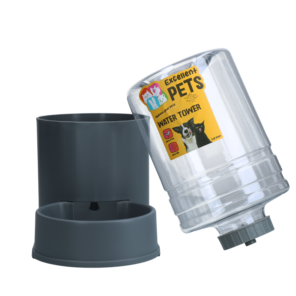 Torre Dispenser Acqua per Cani e Gatti (3,8 L)