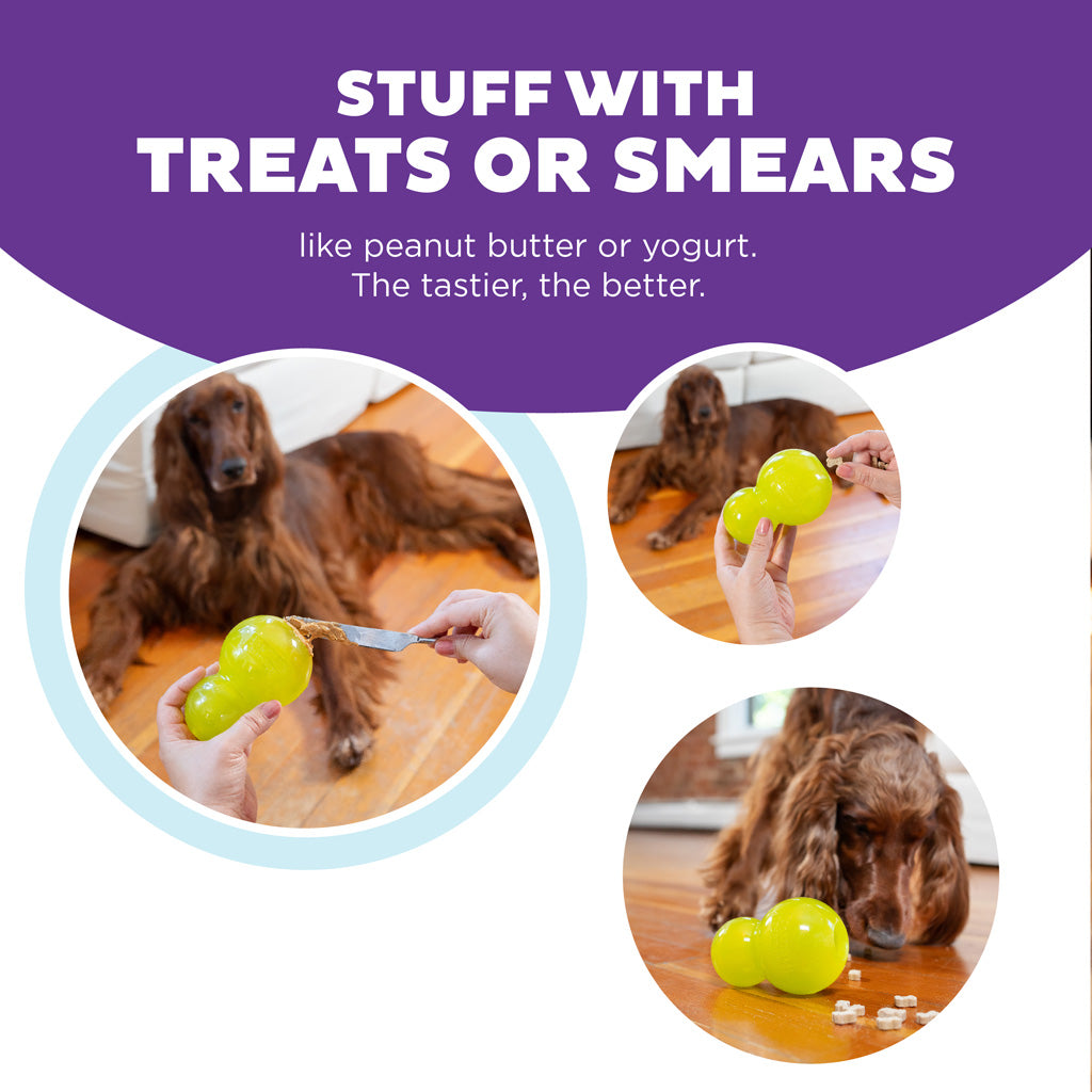 Double-Tuff TNT – Interactive Fillable Dog Toy (Size M or L)