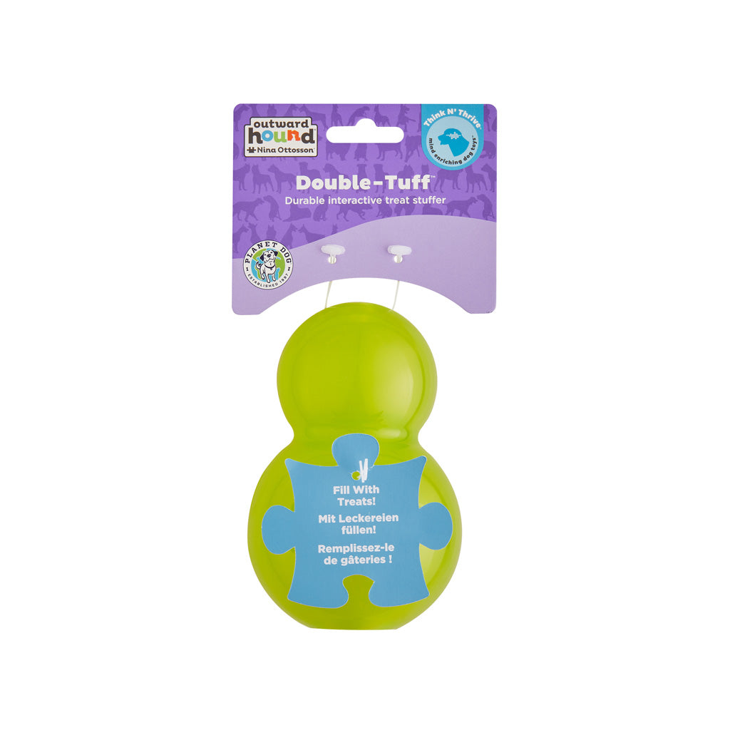 Double-Tuff TNT – Interactive Fillable Dog Toy (Size M or L)