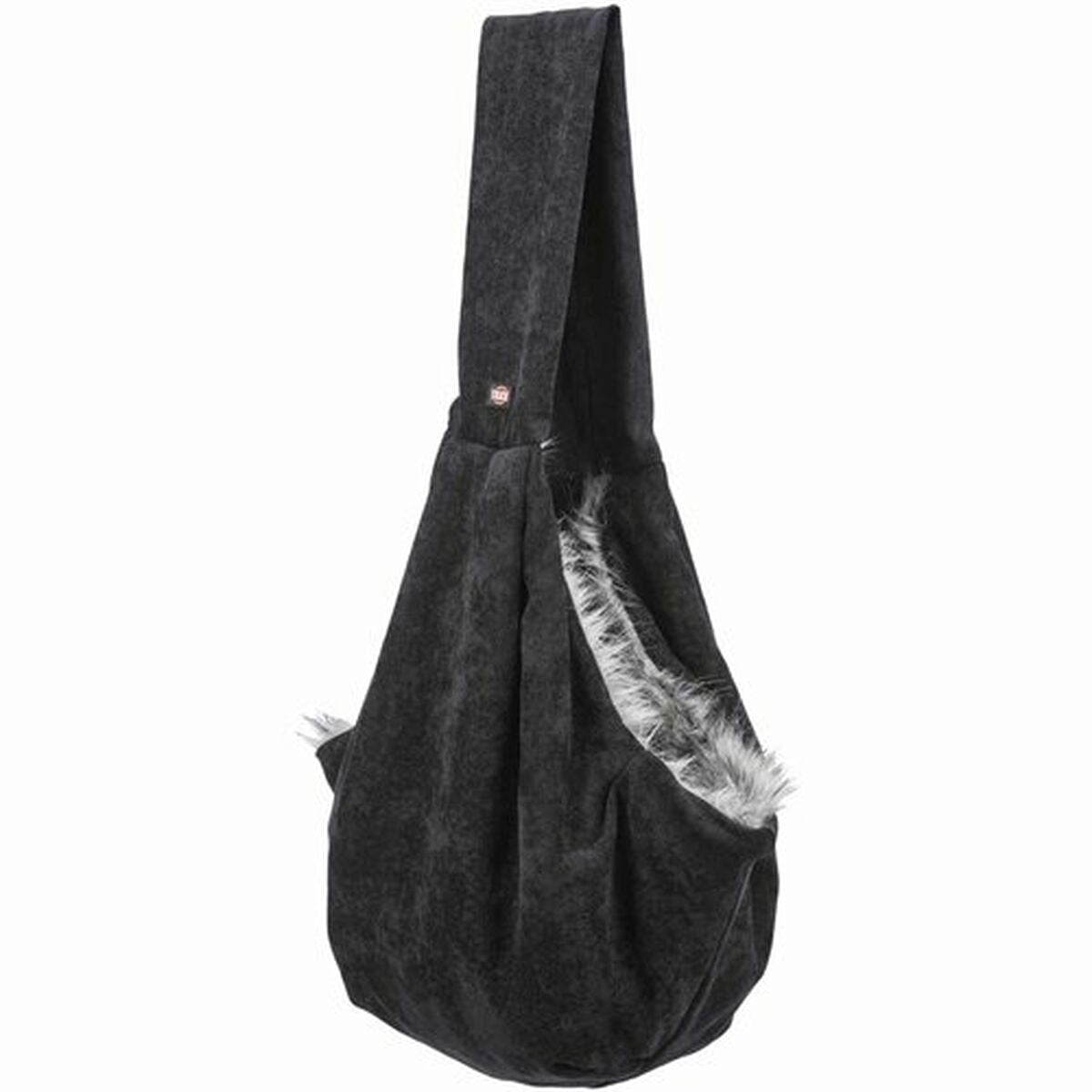 Borsa Trasportino Trixie Soft Nero Grigio 22 × 20 × 60 cm per Animali-1