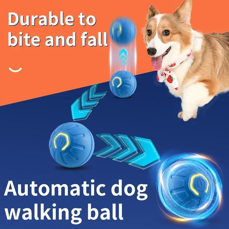 Smart Ball for Dogs and Cats – Interactive, Rechargeable and Durable in TPR