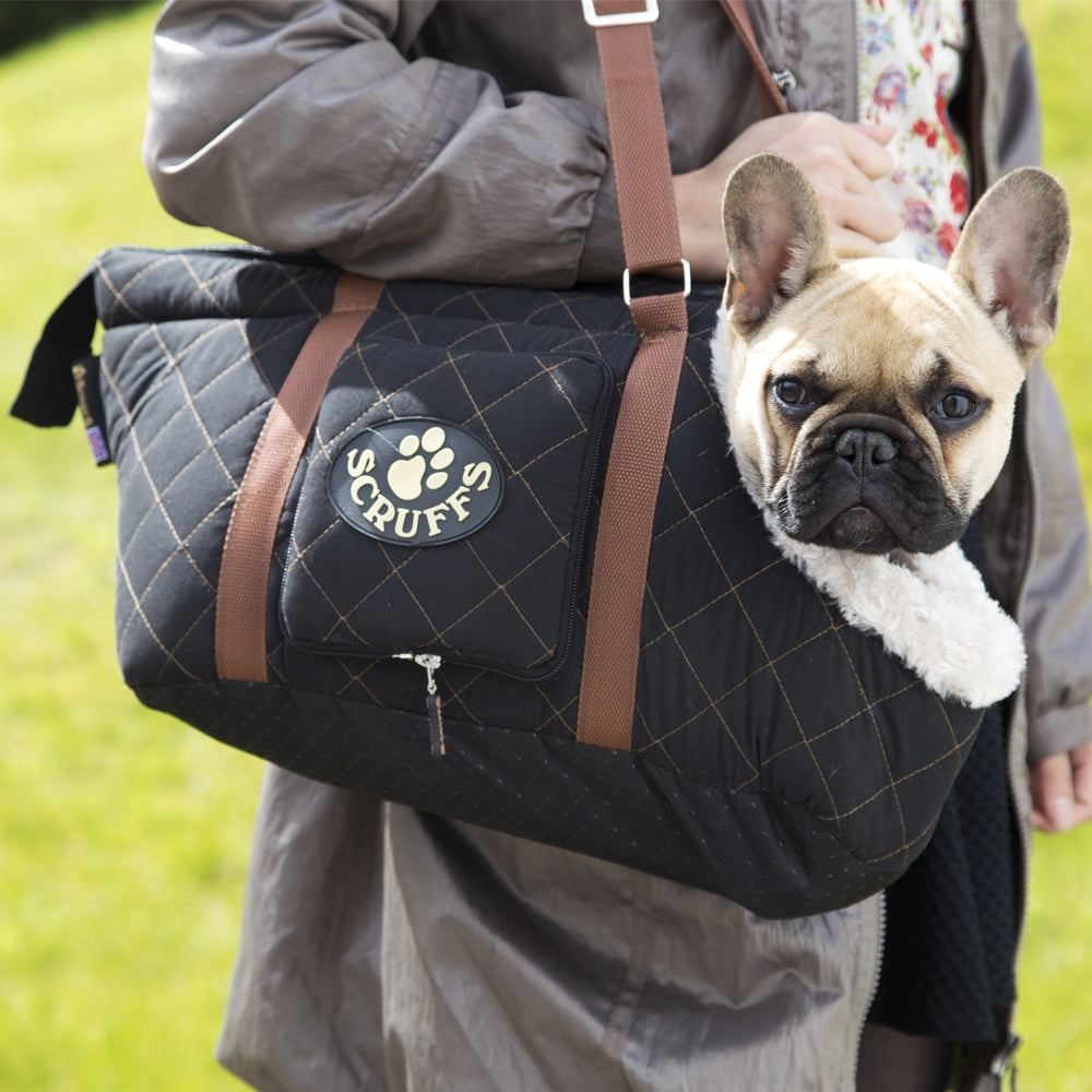 Wilton Dog Carrier (in Blue, Grey, Black, Brown) by Scruffs-7