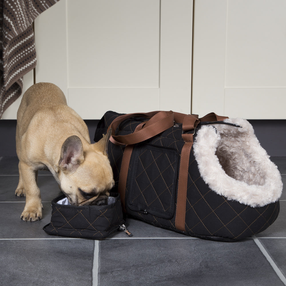 Wilton Dog Carrier (in Blue, Grey, Black, Brown) by Scruffs-15