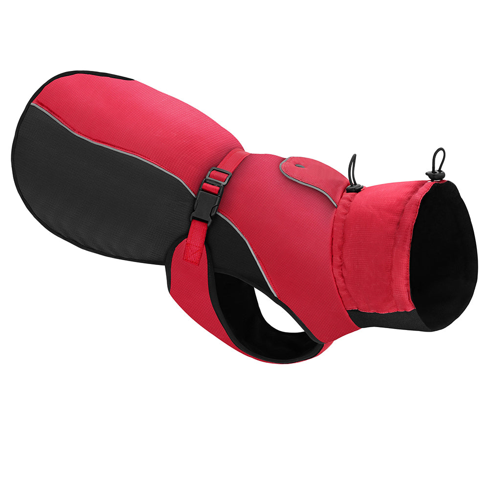 Cappotto Impermeabile Riflettente per Cani Taglia Grande – Antivento, Caldo e Regolabile