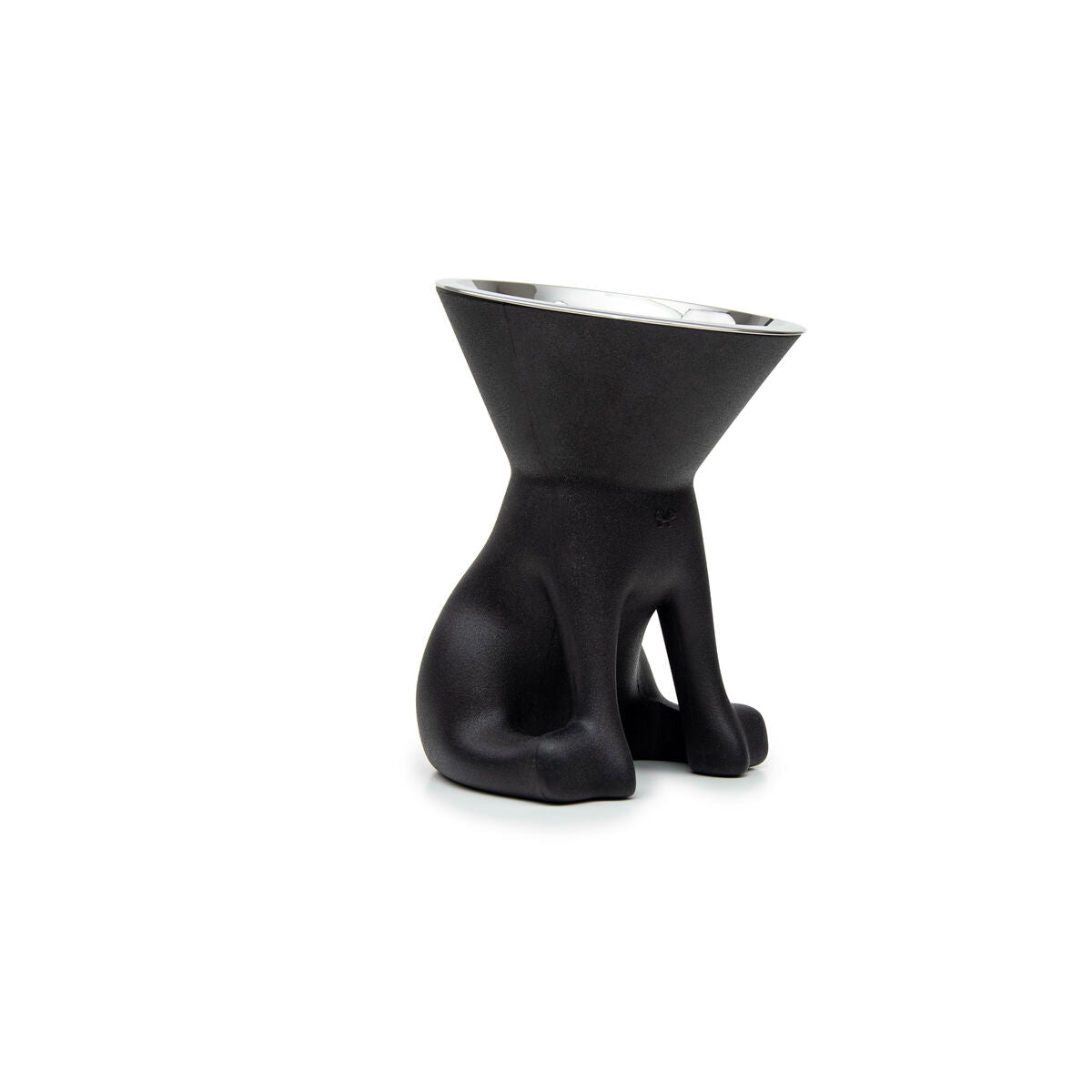 Ciotola United Pets Elisabeth Nera 1 L – Acciaio e Polietilene-3