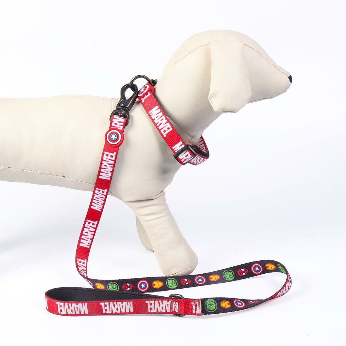 Dog Lead Marvel Red-10