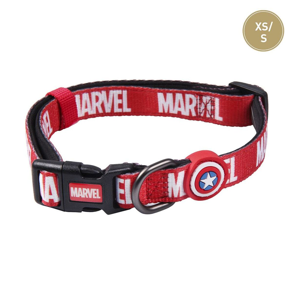 Dog collar Marvel Red XS/S-9