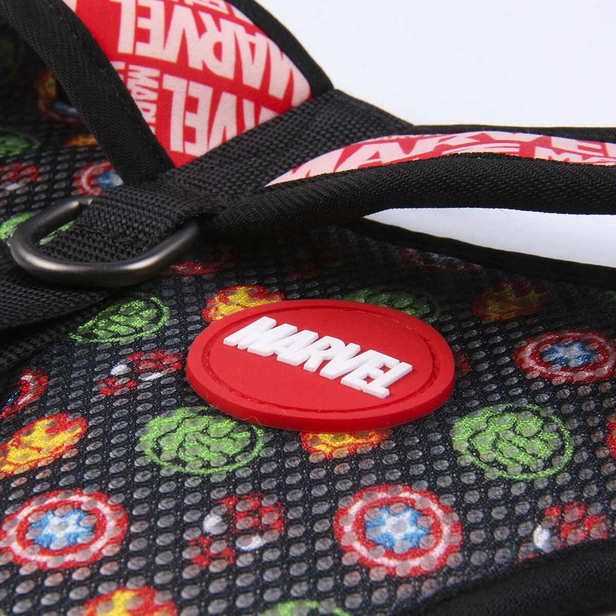Dog Harness Marvel Reversible S/M Red-4