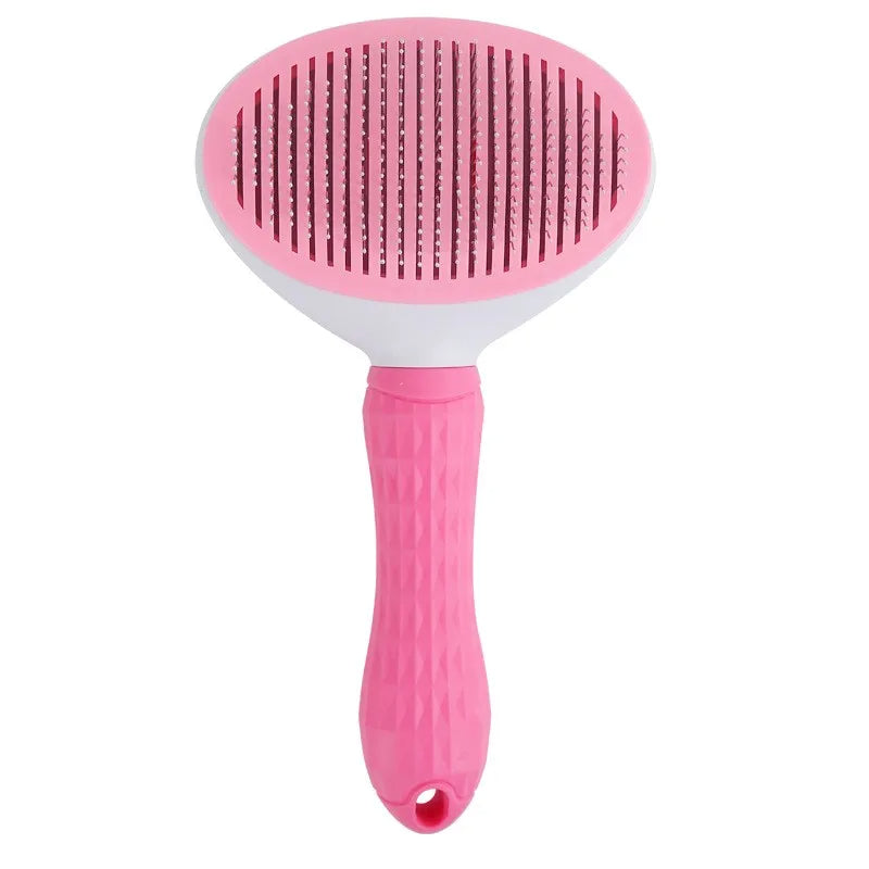 Grooming Brush for Long-Haired Cats and Dogs – Massaging, Anti-Tangle and Easy to Clean