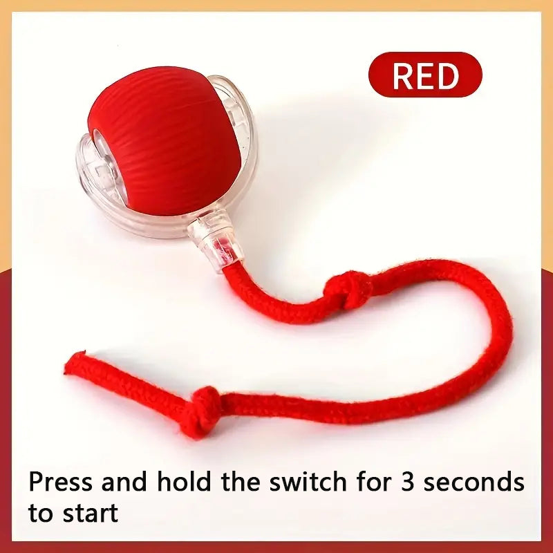 Smart Ball for Dogs and Cats – Interactive, Rechargeable and Durable in TPR