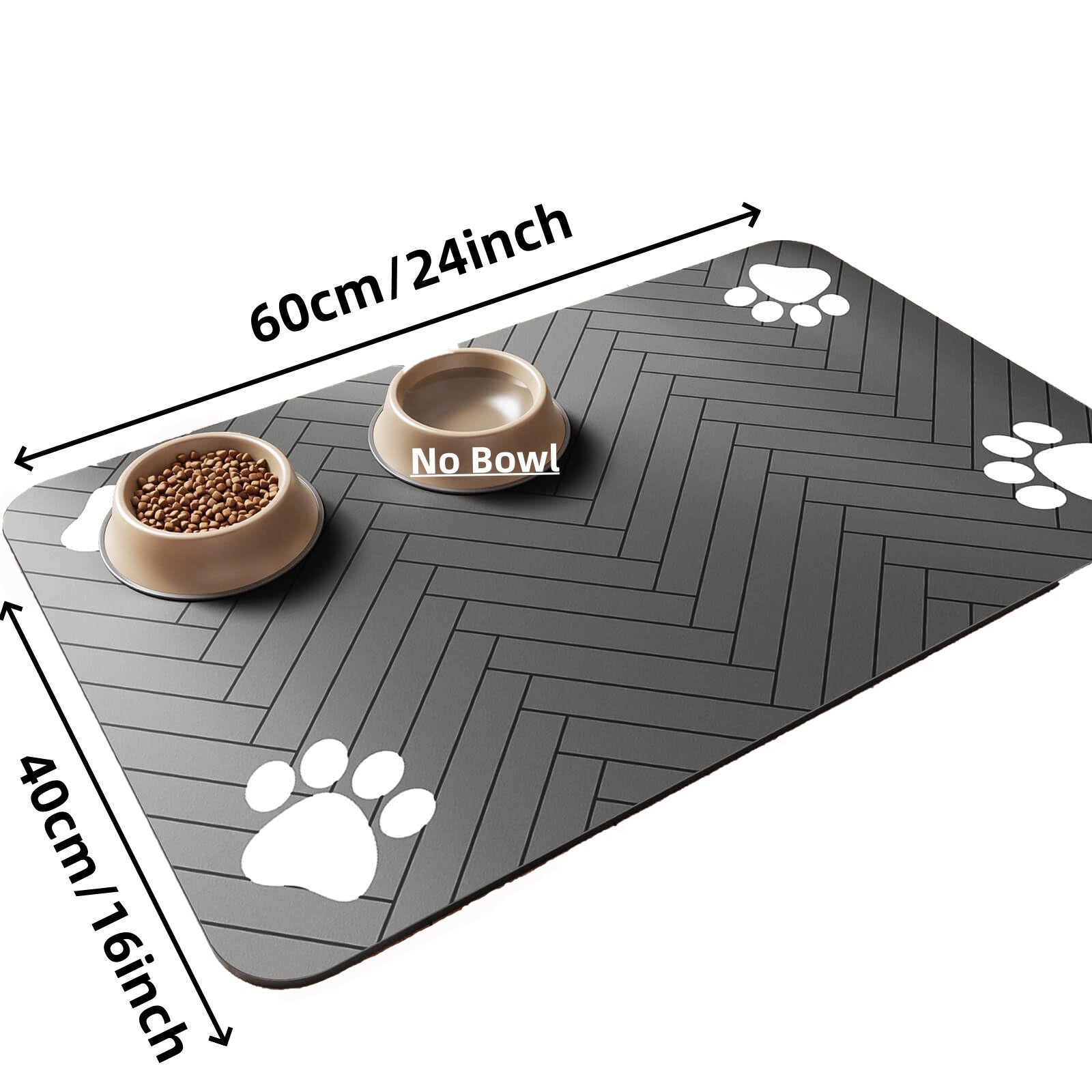 Absorbent Feeding Mat for Dogs and Cats – Non-Slip, Waterproof and Easy to Clean