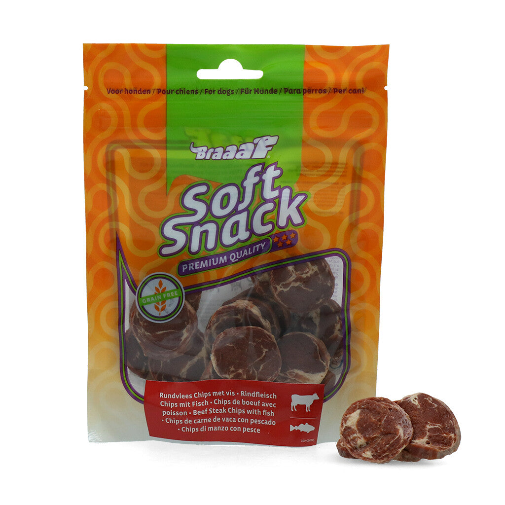 Braaaf Soft Snack – Soft Sushi Duck & Fish/Chicken & Fish (85g)