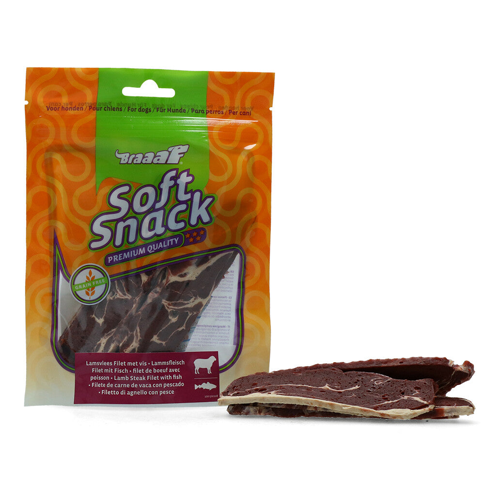 Braaaf Soft Snack – Soft Sushi Duck & Fish/Chicken & Fish (85g)