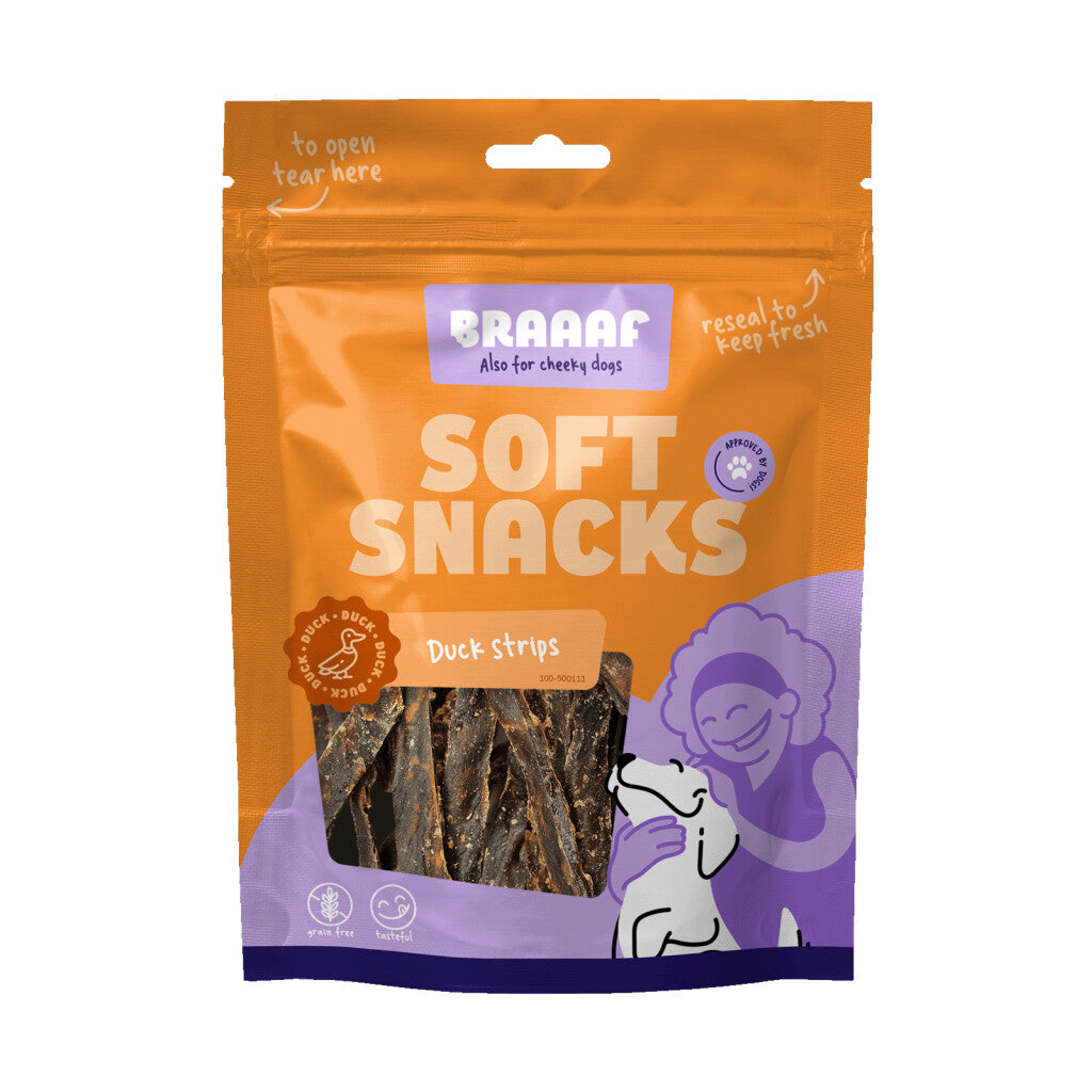 Braaaf Soft Snack – Soft Sushi Duck & Fish/Chicken & Fish (85g)