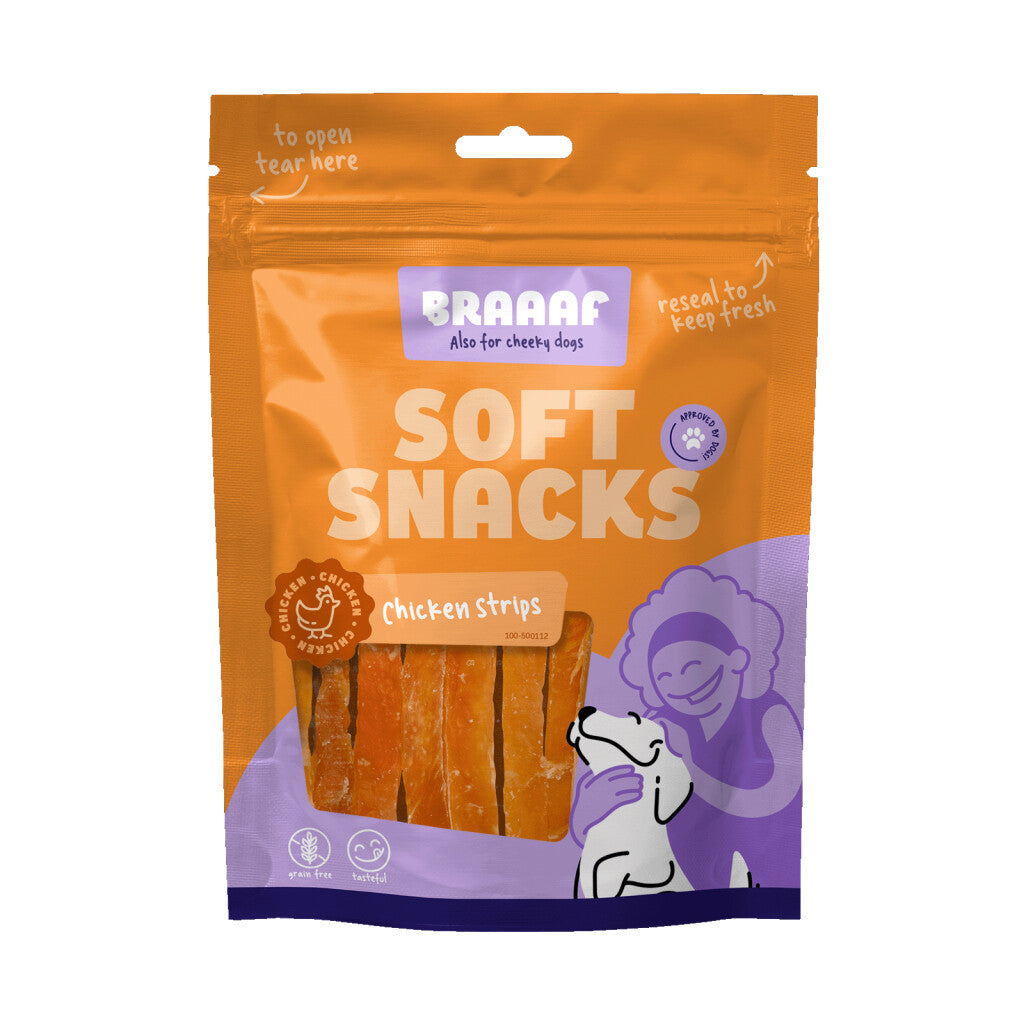 Braaaf Soft Snack – Soft Sushi Duck & Fish/Chicken & Fish (85g)