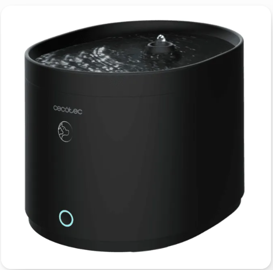 Fontana per Animali Cecotec – Per Gatti, con Connessione Wi-Fi, Colore Nero