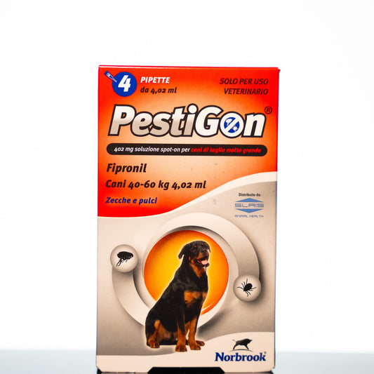 Pestigon Antiparassitario, 4 pipette per cani da 40 a 60 KG