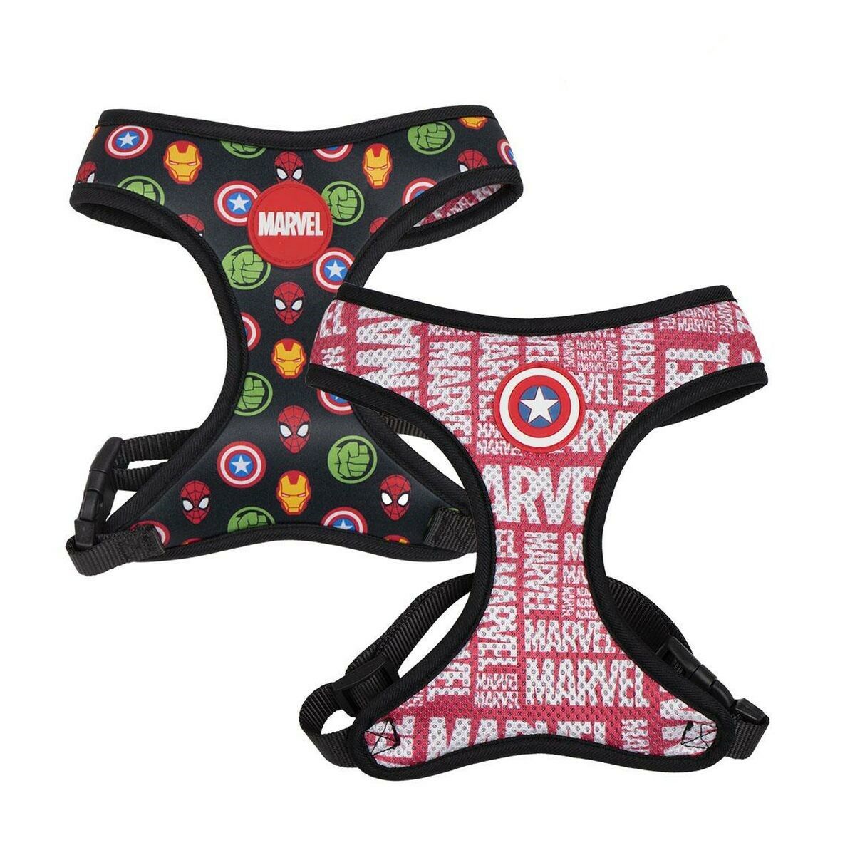 Dog Harness Marvel Reversible S/M Red-0