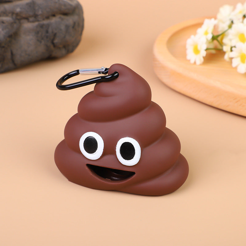 Portable Dog Poop Bag Dispenser – With Carabiner and Bags Included