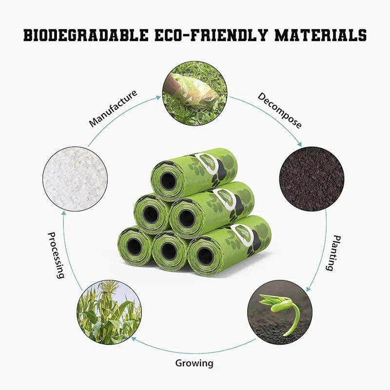 Biodegradable Animal Poop Bags - Scented, Eco-Friendly & Durable