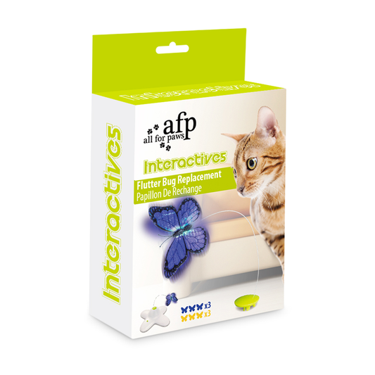 Ricambi per gioco AFP Flutterbug – set 6 farfalline per gatti