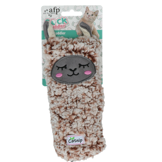 Gioco morbido per gatti a forma di lama con catnip – AFP Sock Cuddler