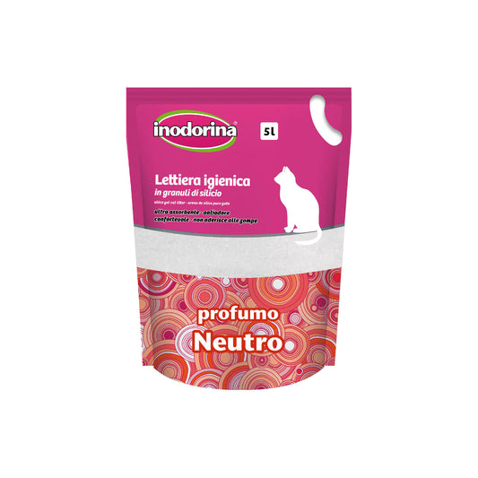 Lettiera in silicio Inodorina Neutro 5 L senza profumo