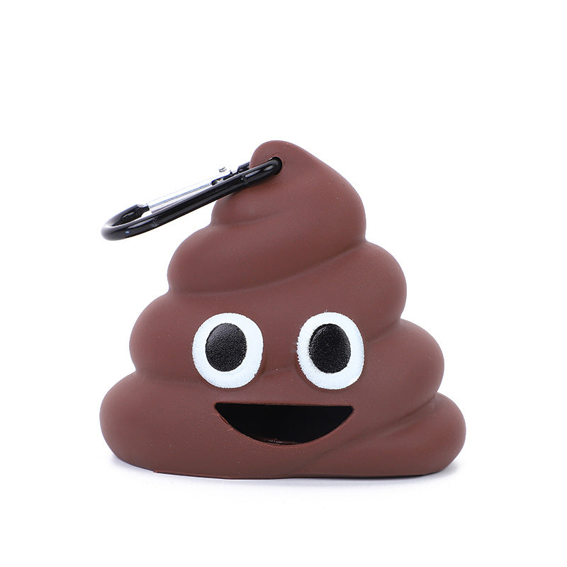 Portable Dog Poop Bag Dispenser – With Carabiner and Bags Included