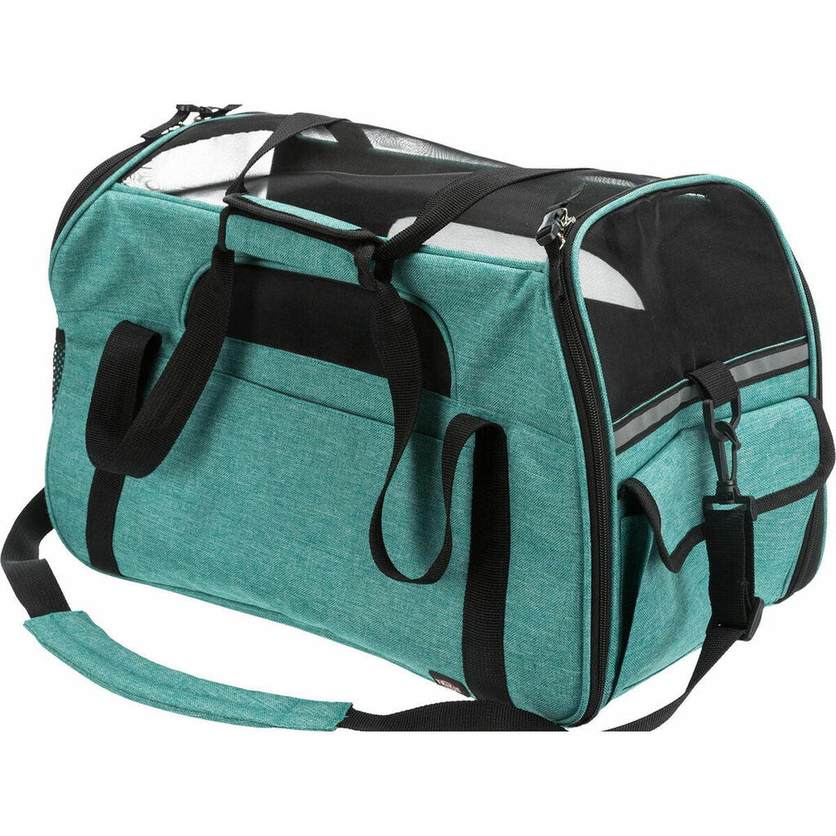 Borsa trasportino Trixie Madison Verde per cani e gatti fino a 7 kg, dimensioni 25 × 33 × 50 cm