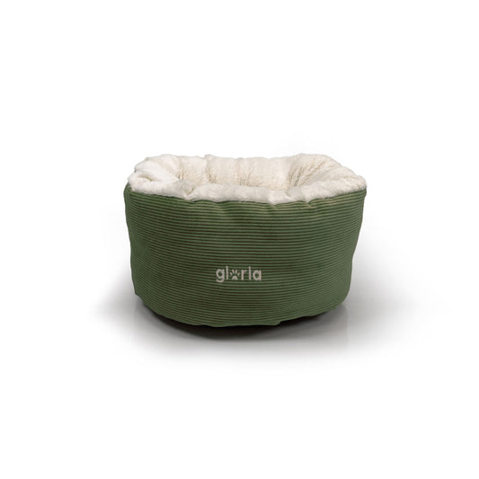 Cuccia per cani piccoli Gloria Capileira verde 40x23 cm, con interno morbido e base antiscivolo