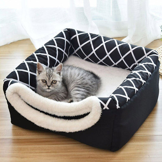 Cuccia sacco a pelo per gatti, morbida e traspirante, disponibile in 11 colori
