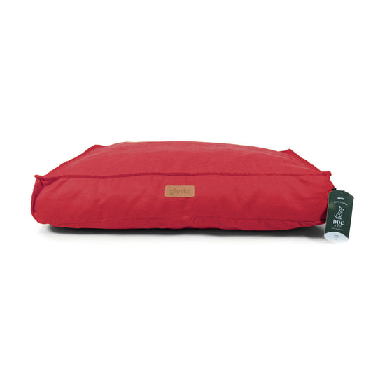 Cuscino per cani Gloria Altea rosso 76x56 cm con base antiscivolo e fodera lavabile