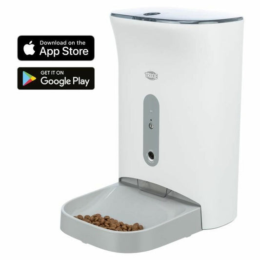 Dispenser automatico Trixie 4,5 L bianco 24×38×19 cm per cibo secco