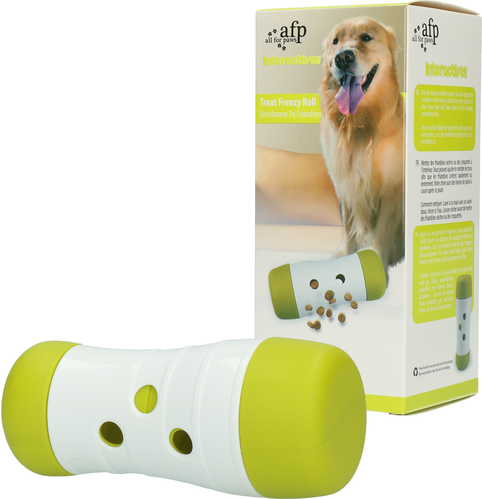 Dispenser interattivo per snack AFP, gioco educativo per cani, gatti e conigli, regolabile e antinoia.