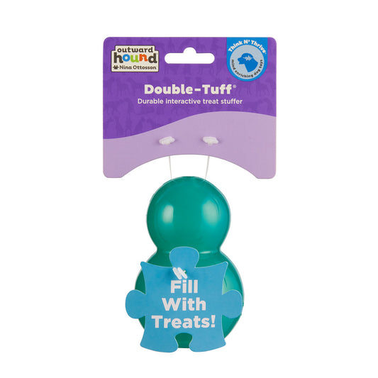 Gioco Double-Tuff TNT per cani – Riempibile, masticabile, profumo menta

