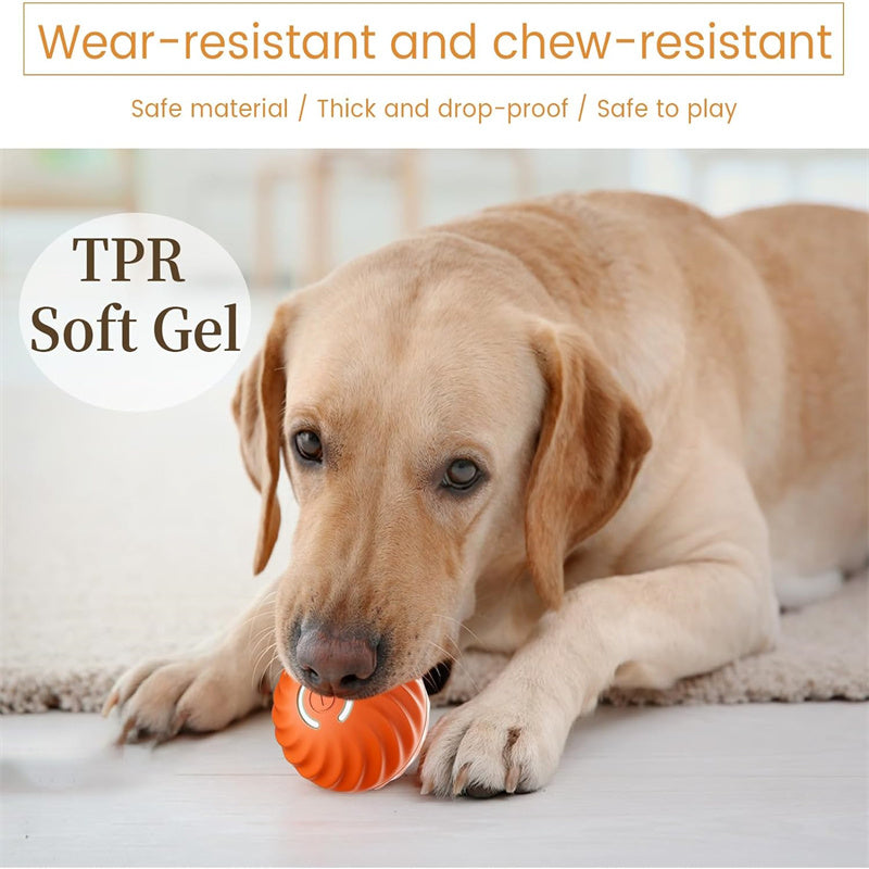Smart Ball for Dogs and Cats – Interactive, Rechargeable and Durable in TPR
