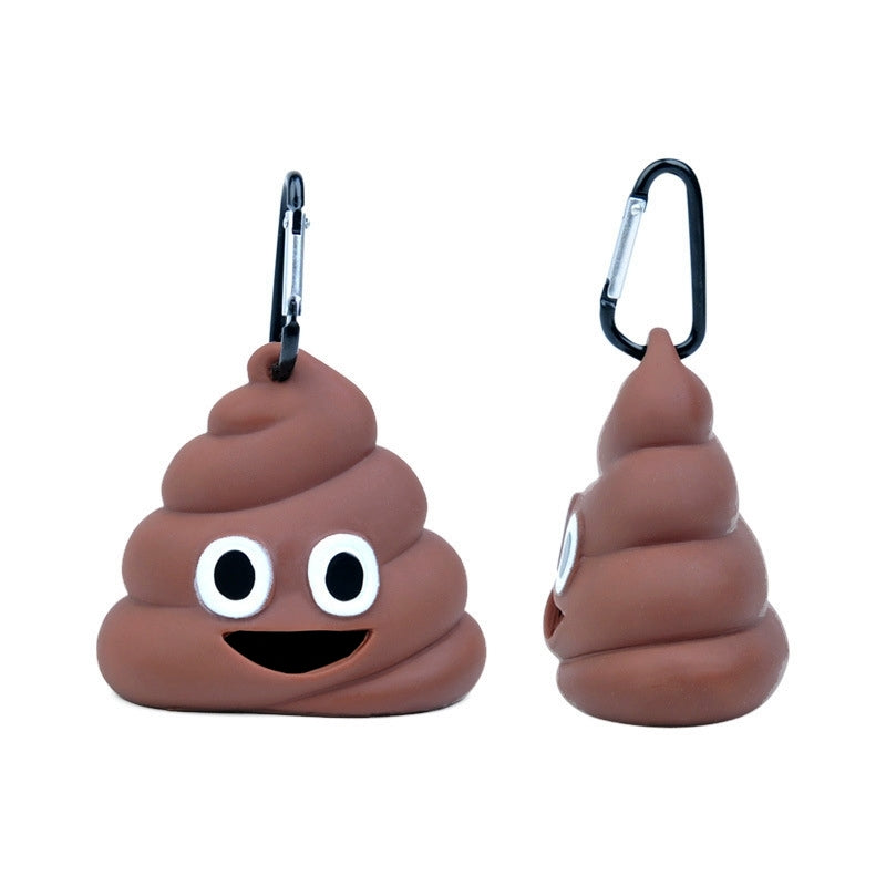 Portable Dog Poop Bag Dispenser – With Carabiner and Bags Included