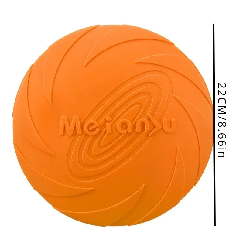 Multicolor Frisbee for Dogs - Interactive Silicone Toy for Training and Play