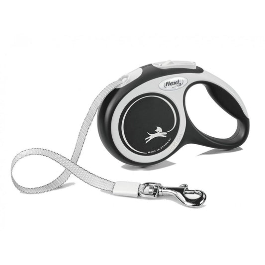 Guinzaglio estensibile Flexi New Comfort 3m nero XS per cani