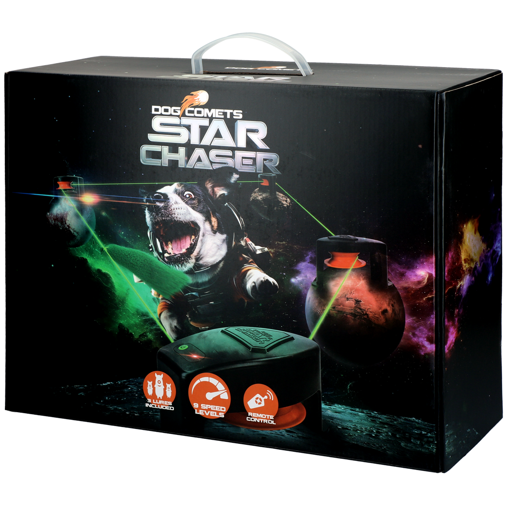Gioco da corsa per cani Dog Comets Star Chaser con telecomando e accessori