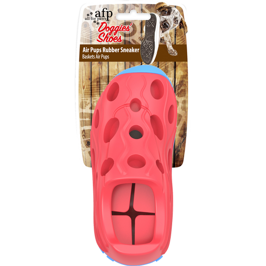 Gioco da masticare per cani a forma di scarpa sneaker AFP Air Pups con squeaker a ultrasuoni